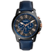 Relogio Classico Fossil Grant Azul